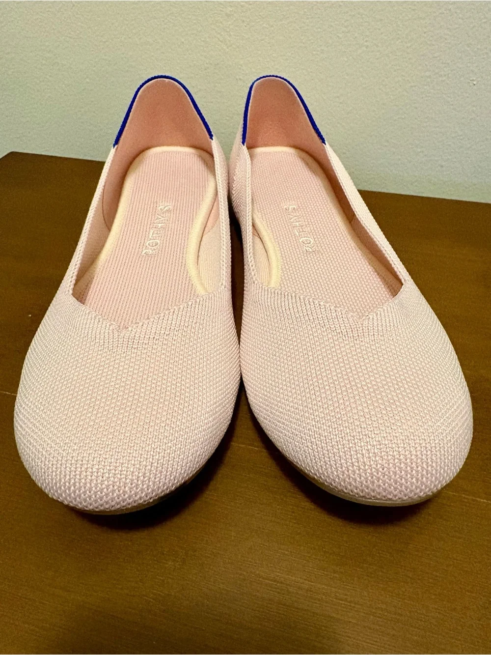Rothy’s Blush Pink Round Toe Daily Flat (size 8)